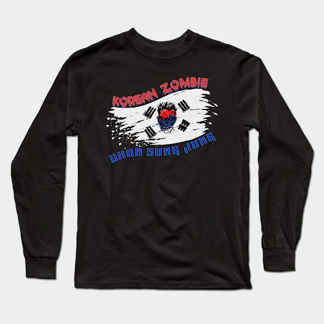 Korean Zombie Long Sleeve T-Shirt by DesingHeven